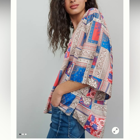 Anthropologie Porridge Felicity Tunic Blouse Size Small - Picture 2 of 6